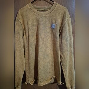 Mens Devium Long Sleeve Yellow Shirt Pre Owned